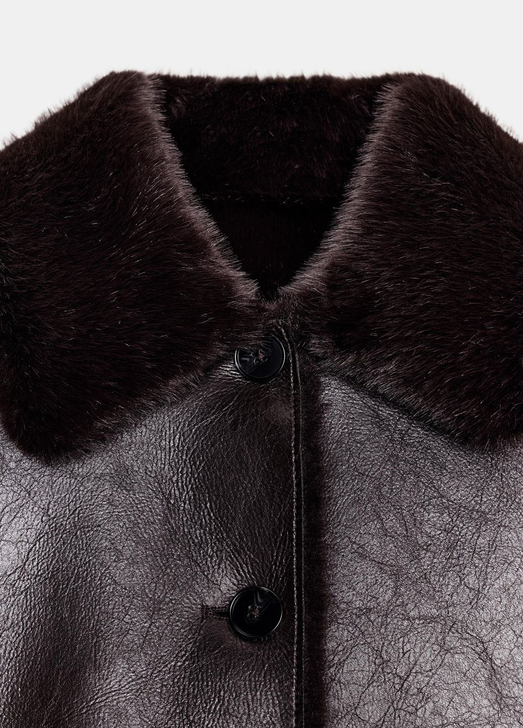 Коричнева демісезонна куртка Zara