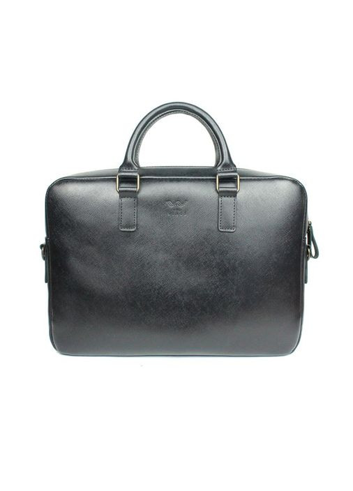 Кожаная деловая сумка Briefcase 2.0 черный Сафьяно The Wings (348358609)