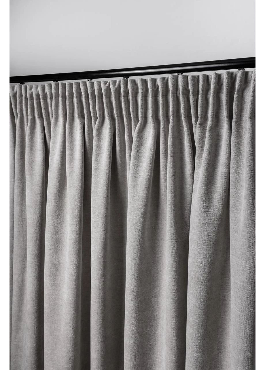 Штори з матового шенілу 2шт. 1,5м х від 2,5м до 3м HYGG (370367265)