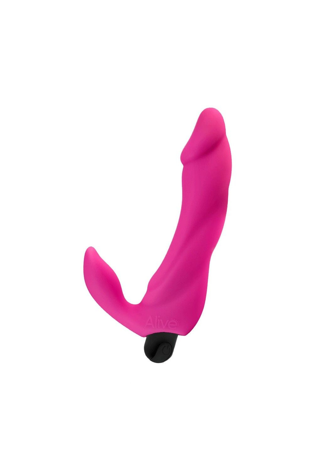 Вибратор вагинально-клиторальный Bifun Pro, Pink, перезаряжаемый Alive (292786113)