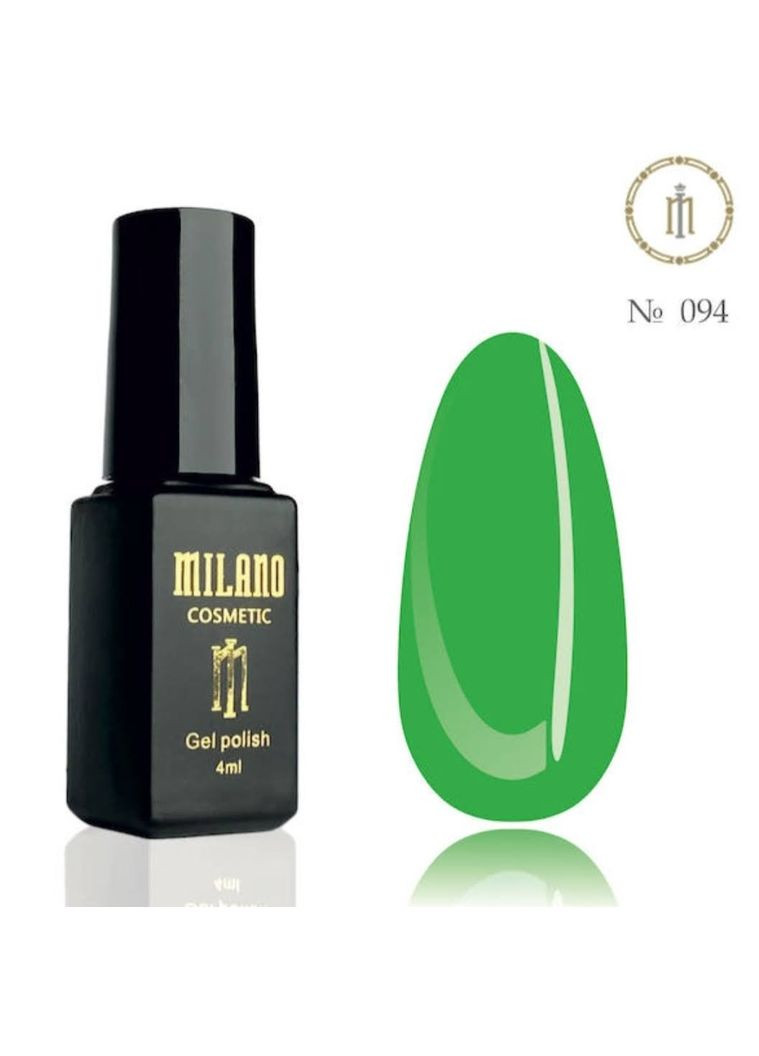Салатовый гель лак №094 Milano 4 мл (322425381)
