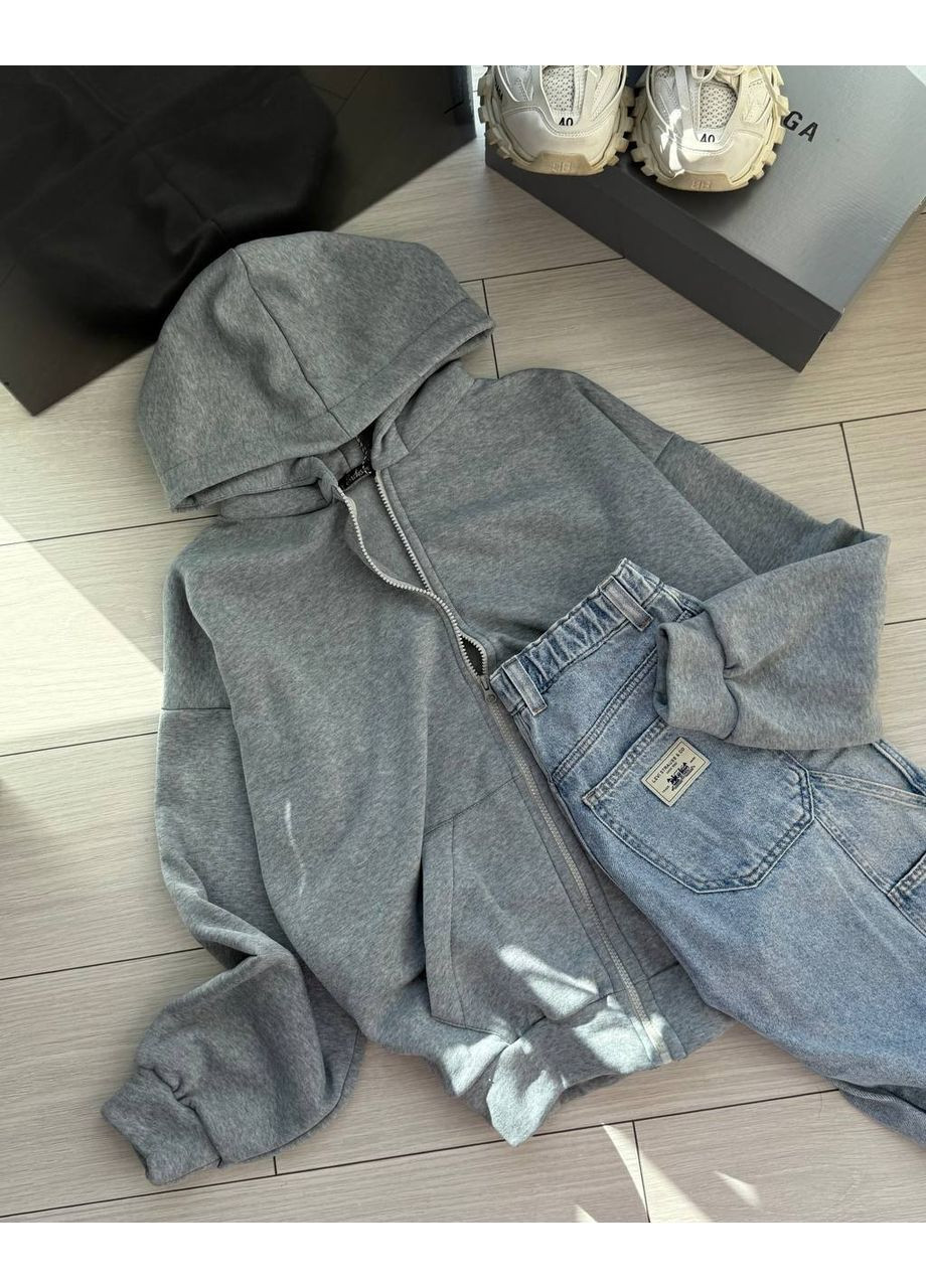 Тепле худі з принтом на спині (426) No Brand (365639377)