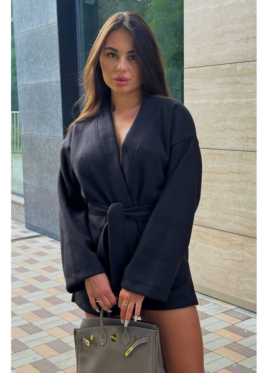 Теплий кардіган з поясом – Розмірна сітка в описі DK/DL Мода без кордонів (357100236)