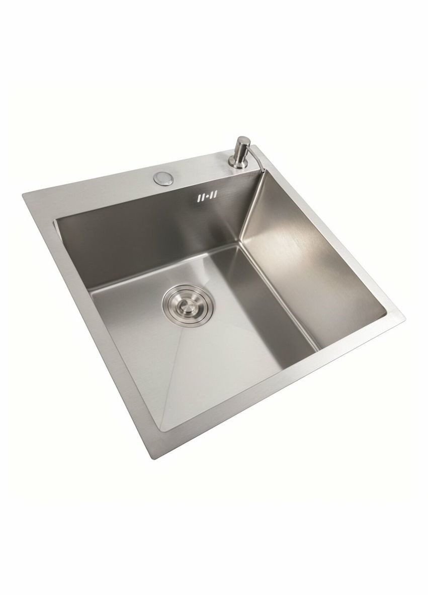 Кухонний комплект: Мийка Handmade (50x50 см) нержавійка + Змішувач 56 NESP Valeso (346267253)