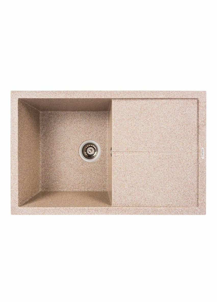 Гранитная матовая мойка MAGNUM 7950 карамель Valeso (342070408)