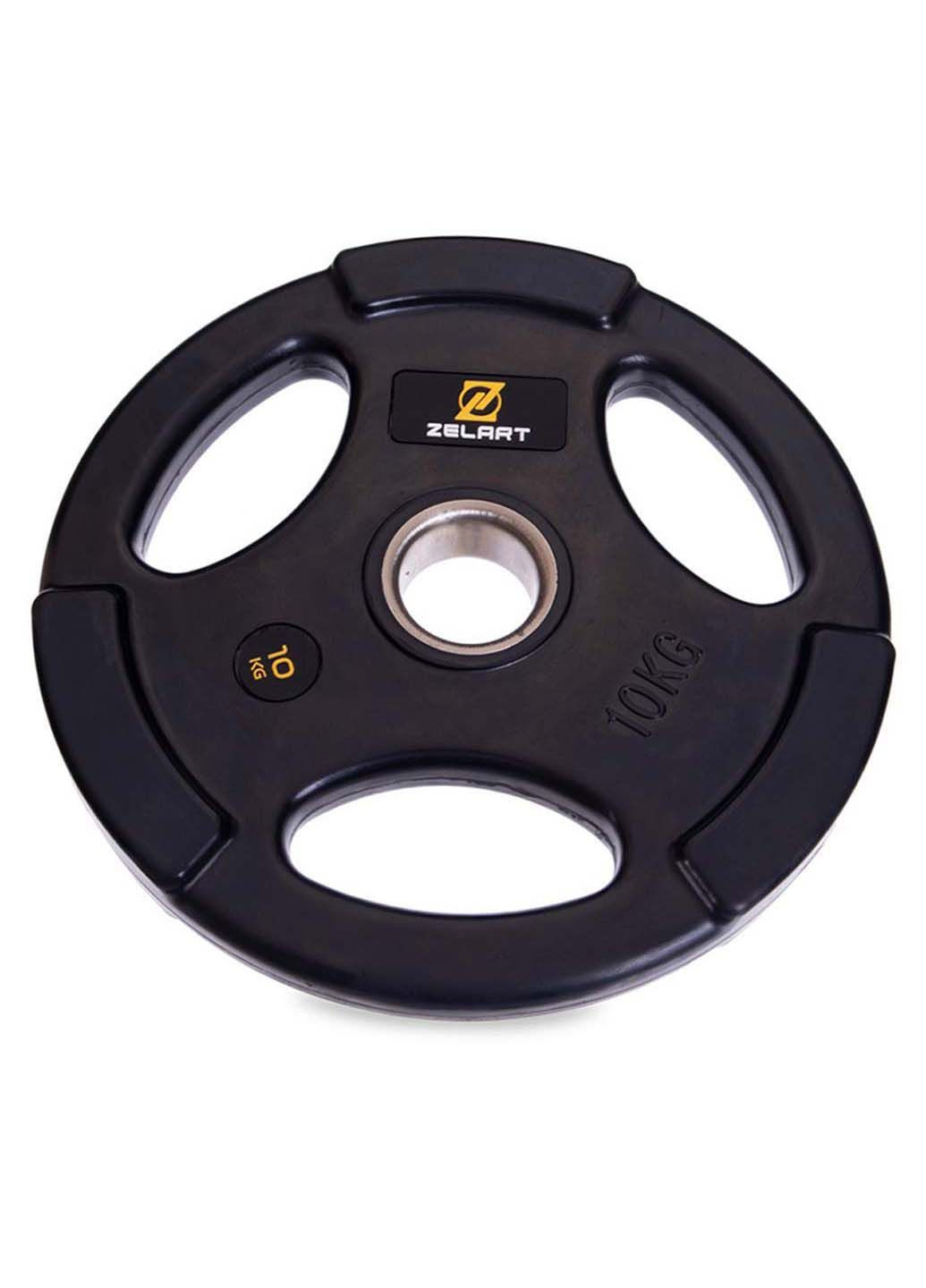 Блины диски обрезиненные TA-2673 10 кг Zelart (286043452)