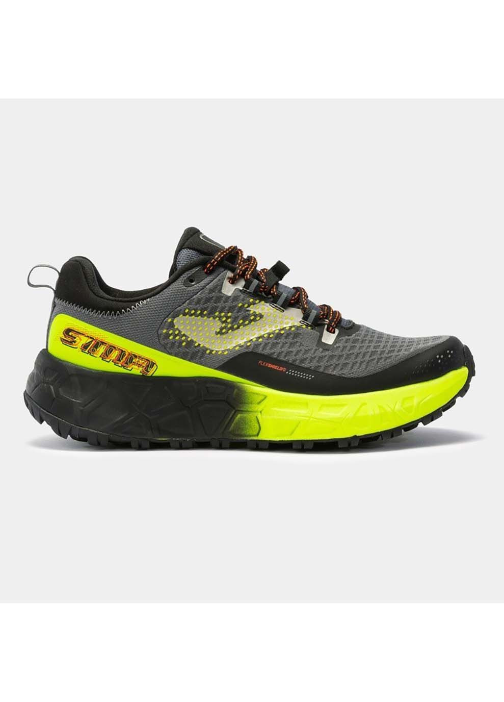 Цветные демисезонные мужские кроссовки tk.sima 2322 black зеленый.черный Joma