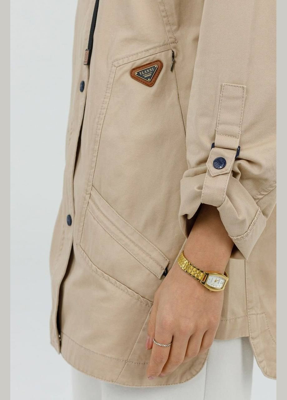 Бежева демісезонна куртка Lora