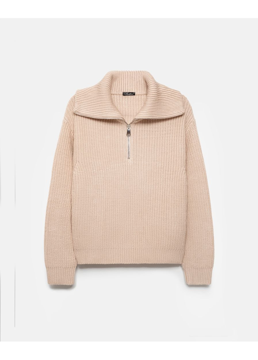 Жемчужный свитер на замке 2761 Triko Bakh