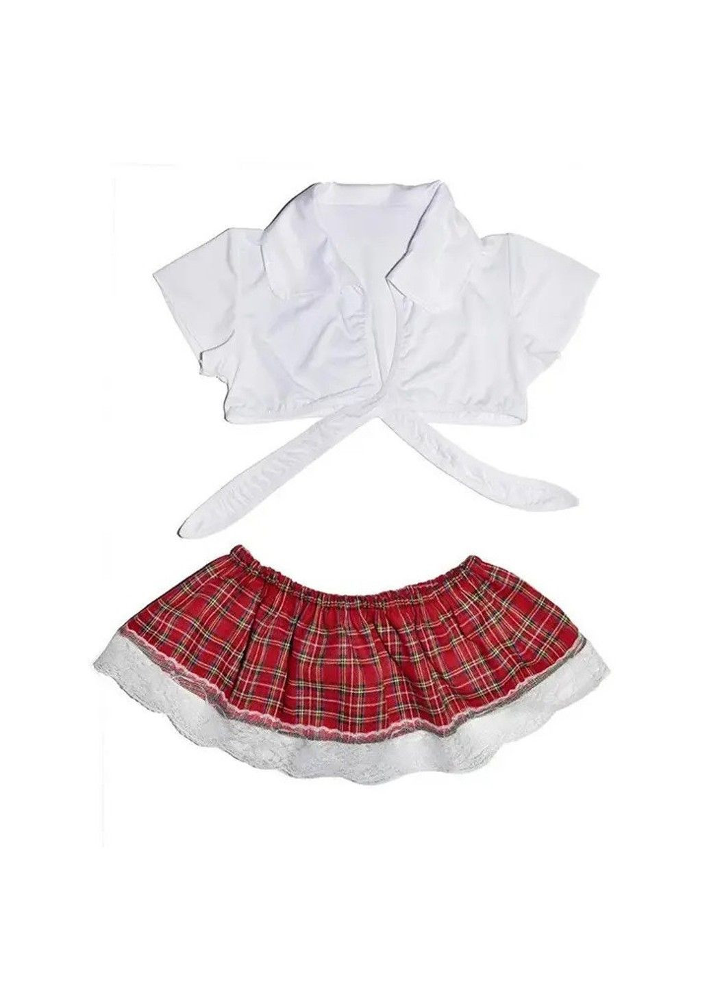 Белый костюм сексуальной школьницы для ролевых игр – ролевые костюмы No Brand