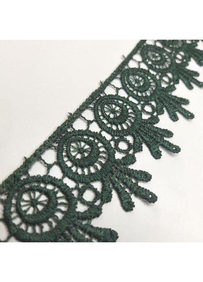 Мереживо макраме 5 см (20 м) колір-зелений (26-H1931-14) Plus-plus (354798332)