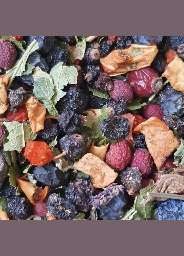 100 г фруктовый чай брусника, черника - свежий урожай No Brand (343053193)