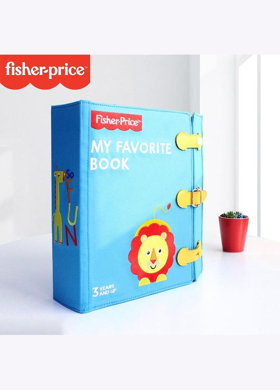 Развивающая игрушка с фетра Любимая книга арт 7286 Голубой Fisher-Price (308053208)