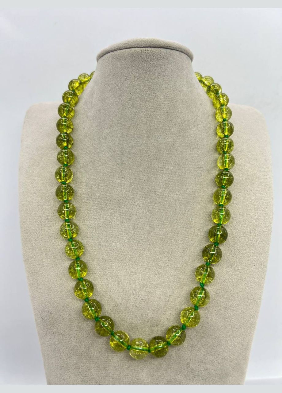 Намисто олівін 10 мм 44 см No Brand (300800570)