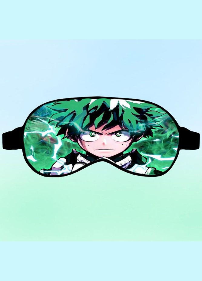 Маска для сна Аниме Моя геройская академия #0008 черная No Brand (315041477)