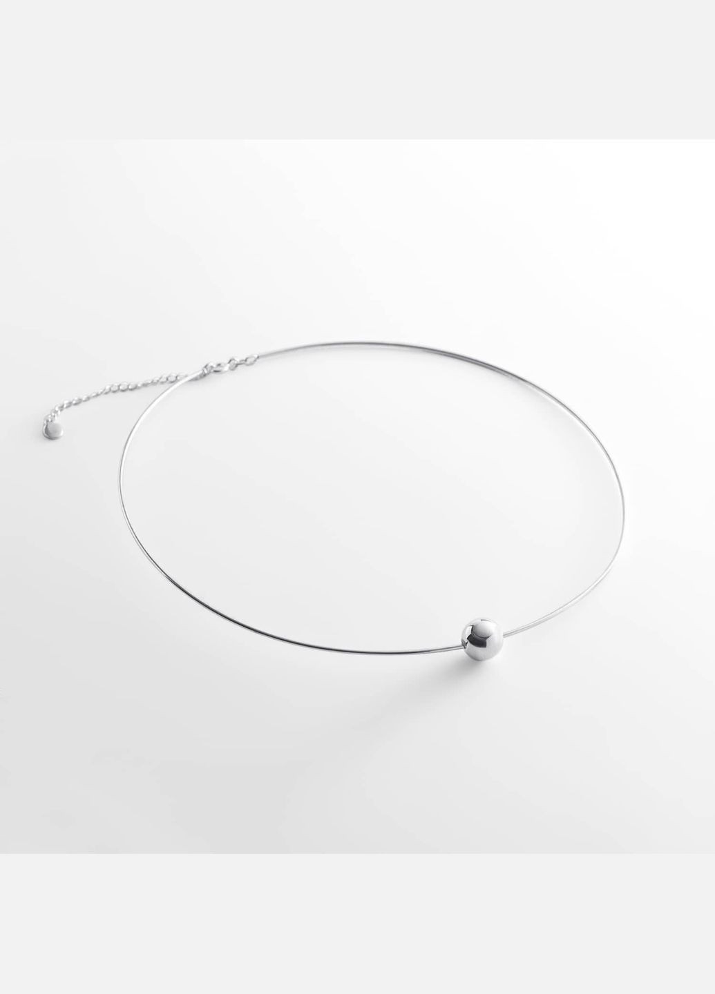 Серебряное колье с шариком (1099) 40 IRIJ (340334232)