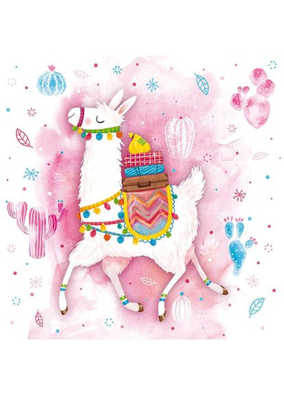 Декупажні серветки "Lama" 33х33см 18,5г/м2 20шт Ambiente (364193730)