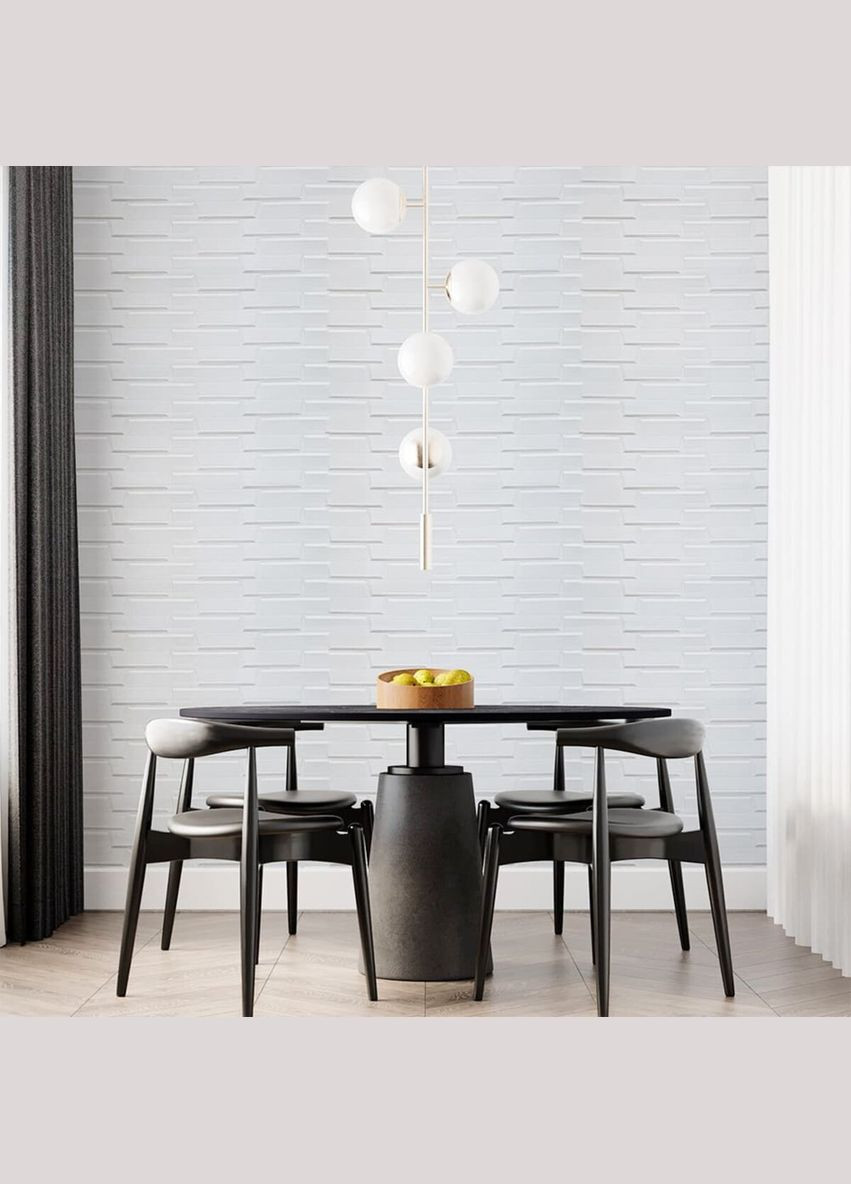 Самоклеющаяся 3D панель белая кладка 19600x700x5мм SW-00001335 Sticker Wall (326812016)
