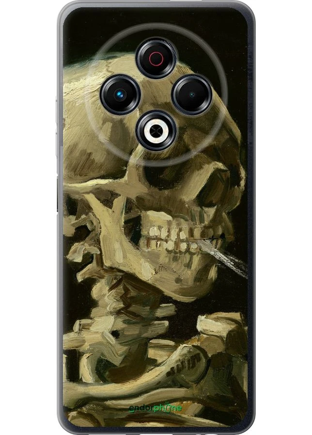 Чохол на Tecno Spark 30 4G Вінсент Ван Гог. Череп "5544u-3894-70447" Endorphone (387720191)