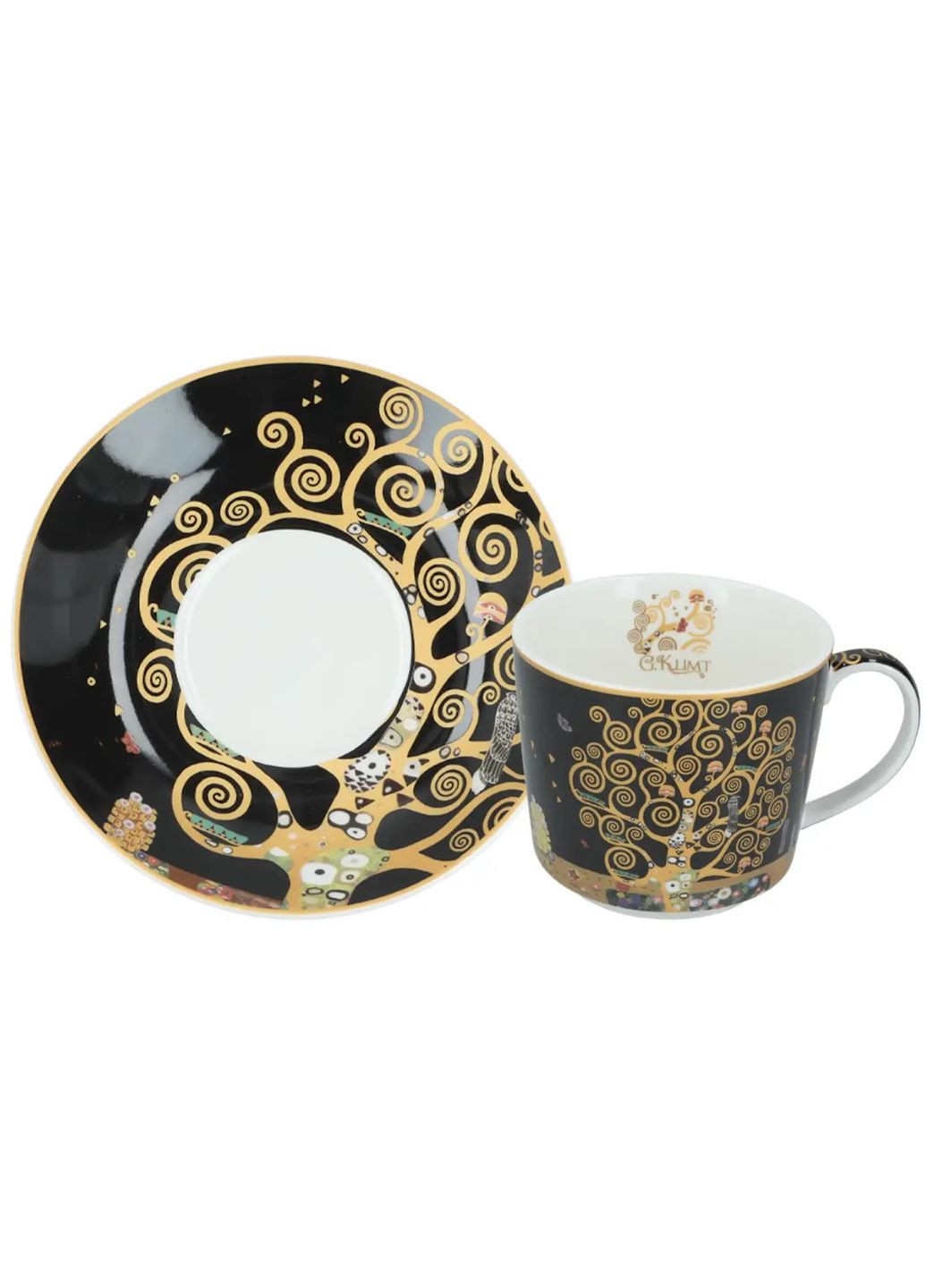 Набір чашка з блюдцем Г. Клімт Дерево життя, 230 мл (532-0061) Carmani (366336554)
