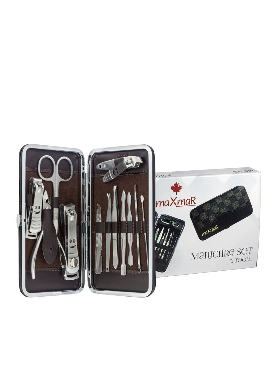 Манікюрний набір з 12 інструментів у футлярі МЅ-13 MaxMar (335858130)