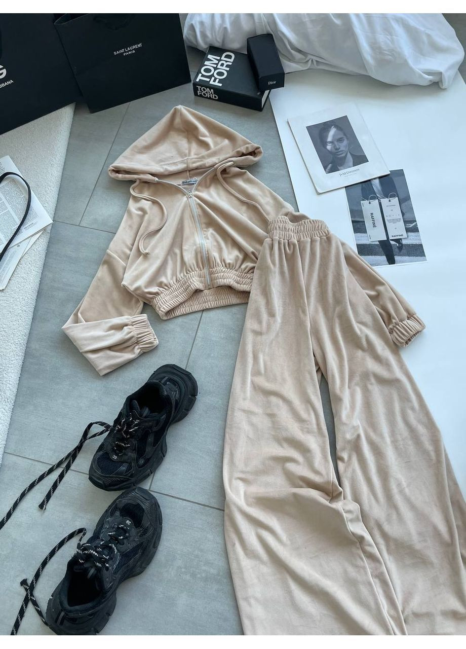 Жіночий велюровий костюм No Brand (362081371)