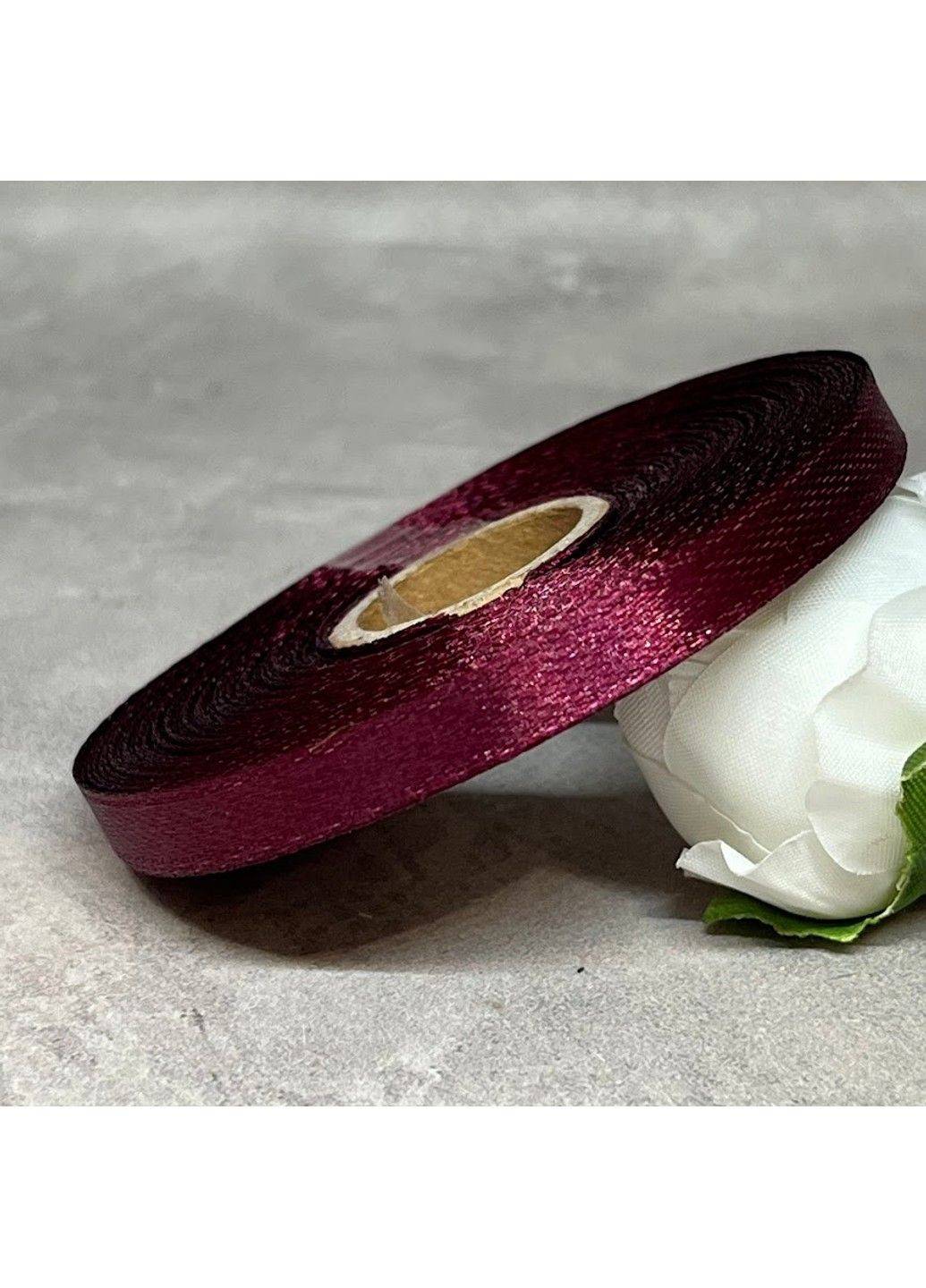 Атласная лента, ширина 0,6 см, цвет марсала, арт 019029, 23 м No Brand (361049380)