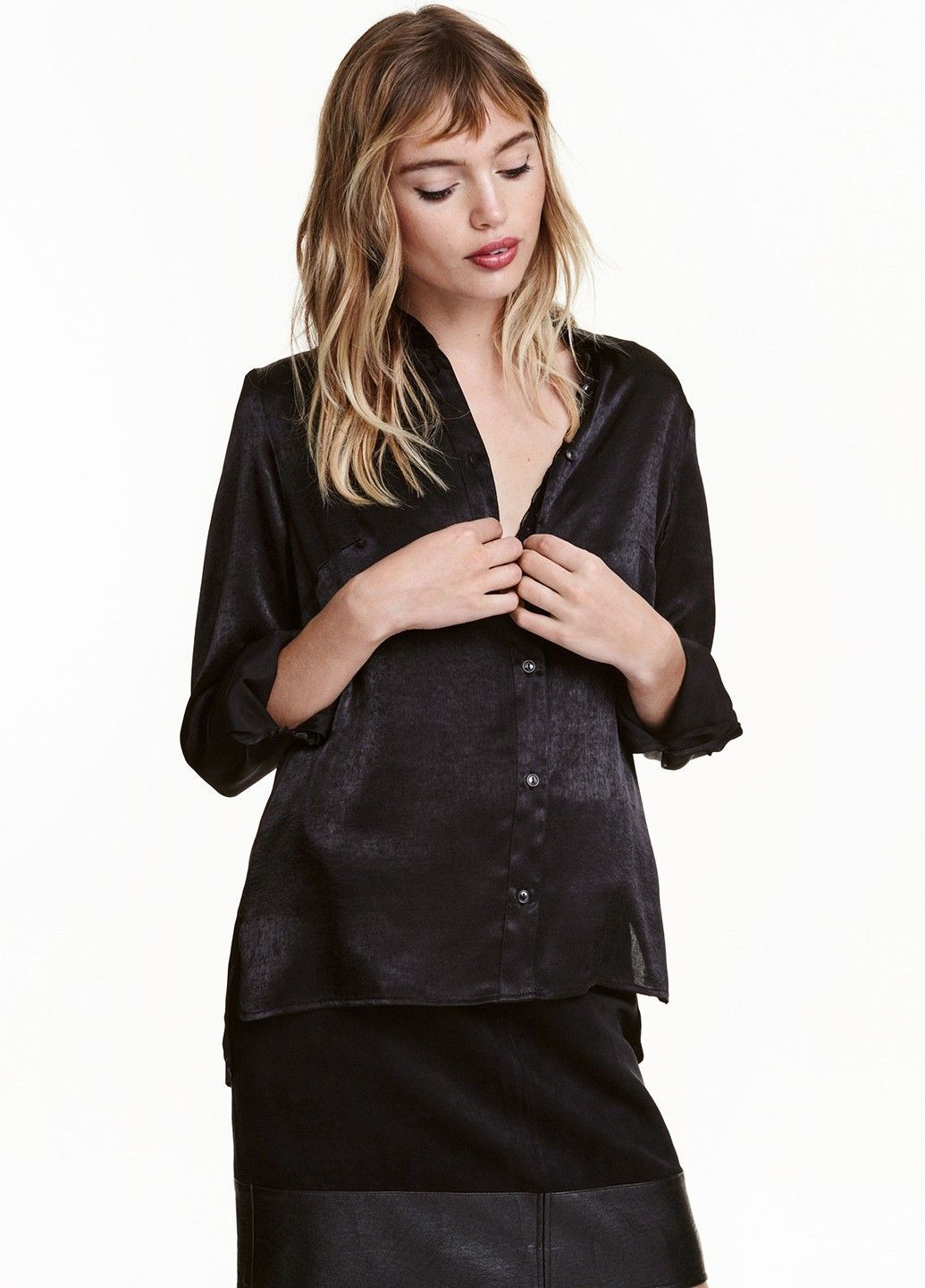 Чорна блуза H&M