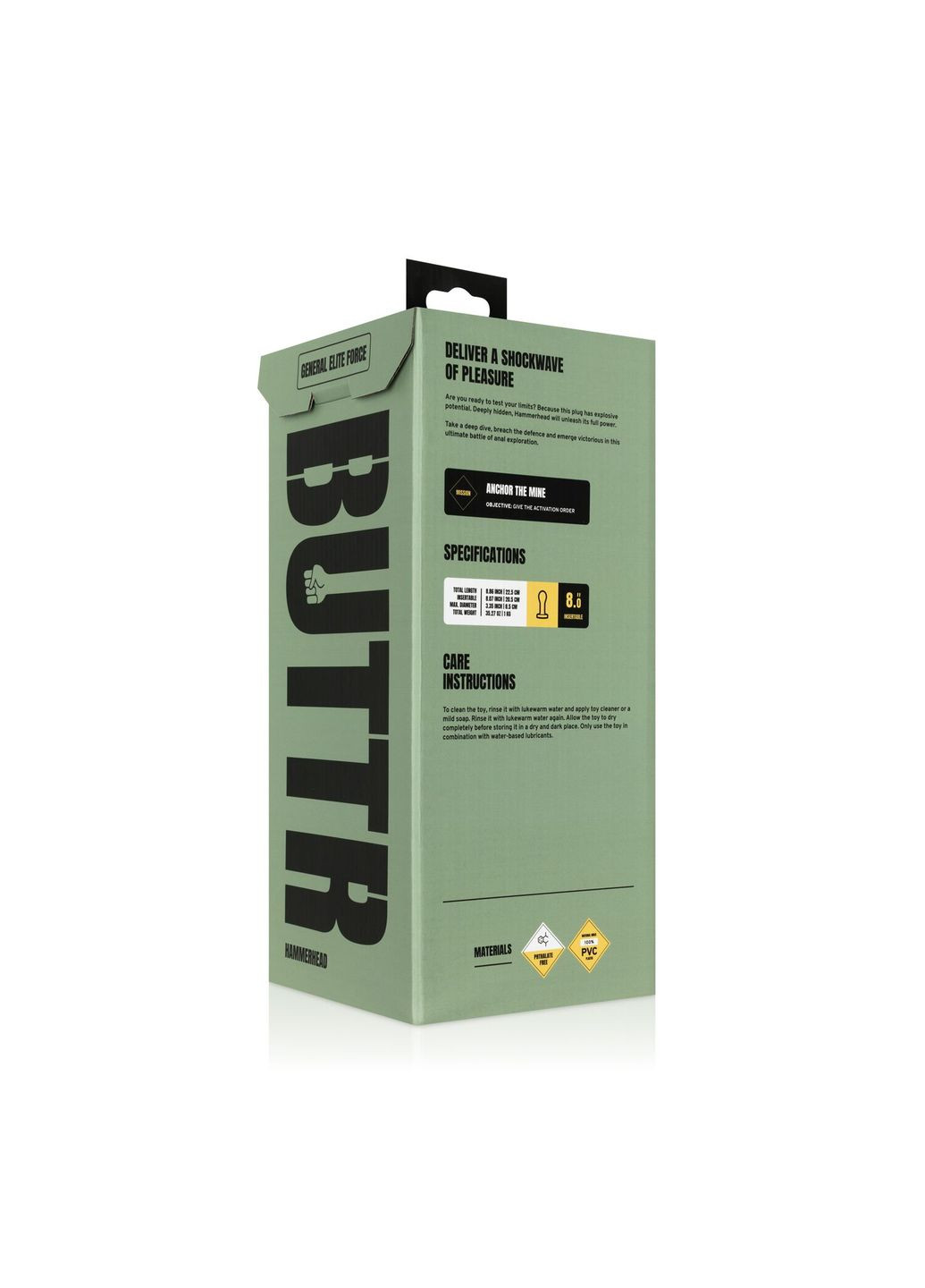 Анальна пробка - Hammerhead Butt Plug BUTTR (369948980)