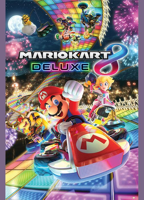 Постер плакат "Маріо Карт 8" 61x91.5см (ps-00239) Pyramid International (334326222)