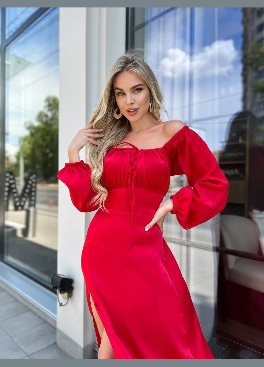 Червона святковий сукня No Brand