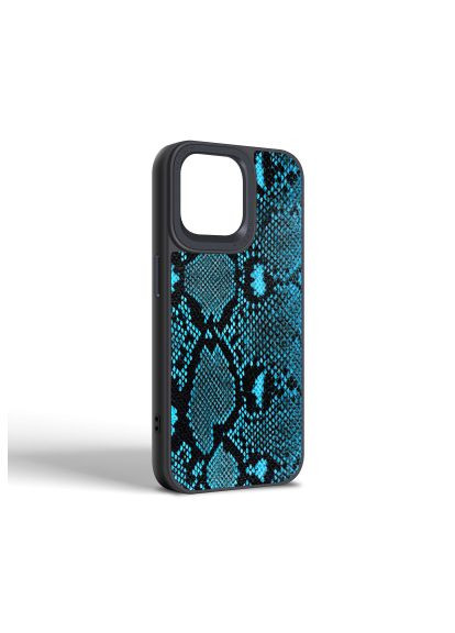 Чехол для мобильного телефона (ARM76784) Harder Genuine Snake Apple iPhone 15 Pro Max Dark Blue (364629811)