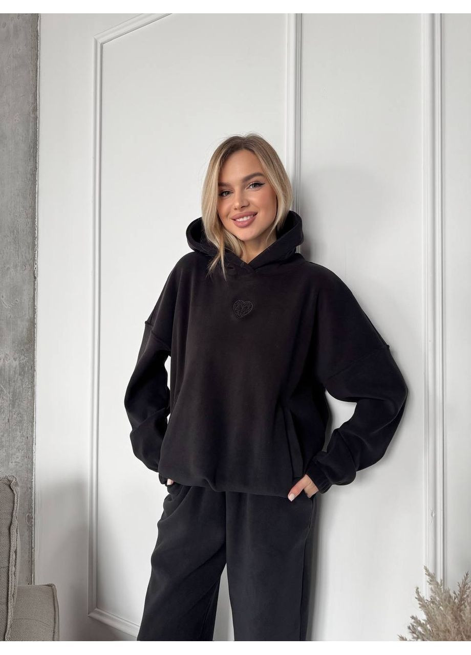 Женский спортивный костюм из двустороннего флиса: худые с фиксаторами и брюки. MonCher (370641042)