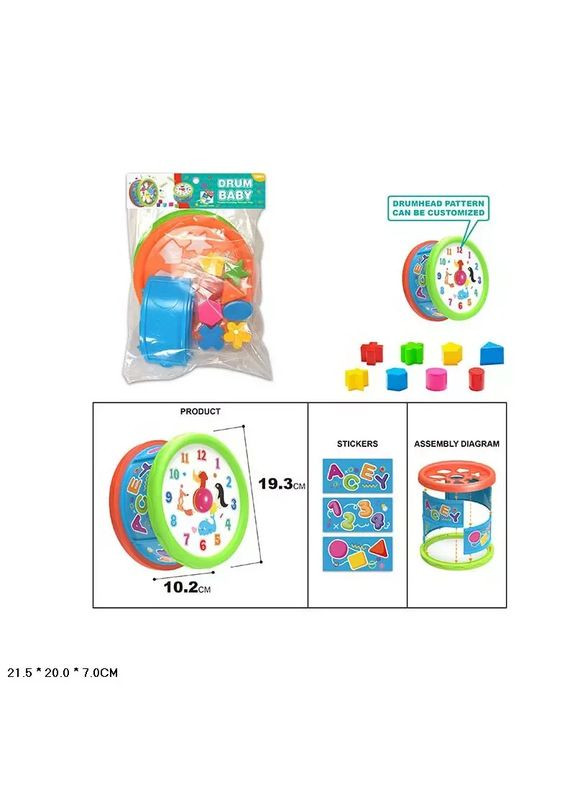 Іграшка розвиваюча сортер годинник розмір іграшки 19,3 * 10,2 см No Brand (362427236)