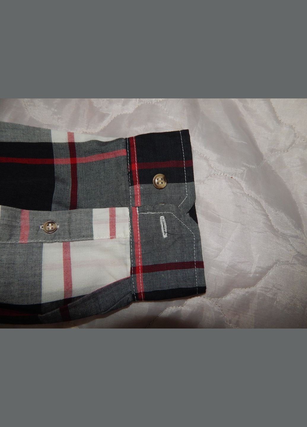 Цветная кэжуал рубашка в клетку No Brand