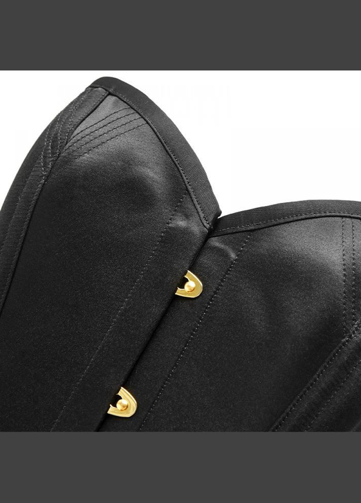 Корсет эротический атласный UPKO, размер M, черный Zalo (303890436)