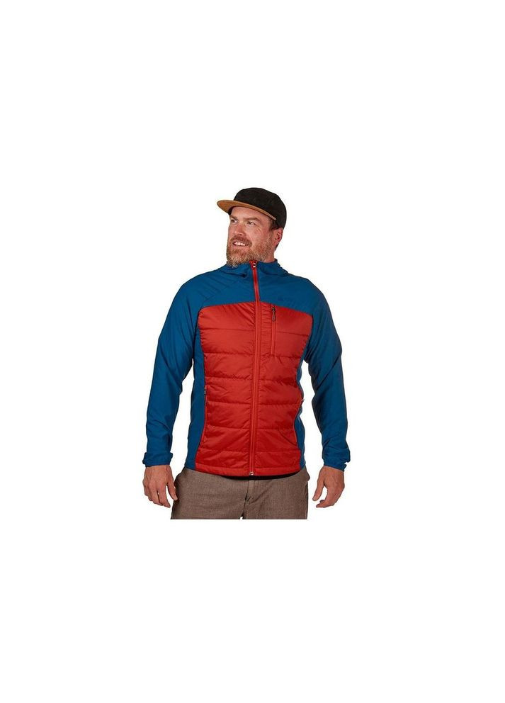 Комбінована демісезонна куртка borrego hybrid синій-червоний Sierra Designs