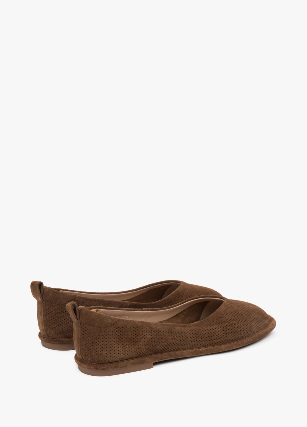 Коричневые балетки, цвет коричневый Estro