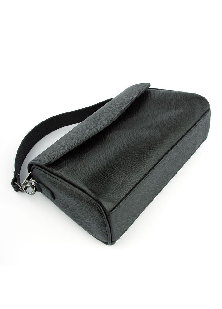 Сумка женская кожаная на плечо 03834 черная Virginia Conti (325989717)