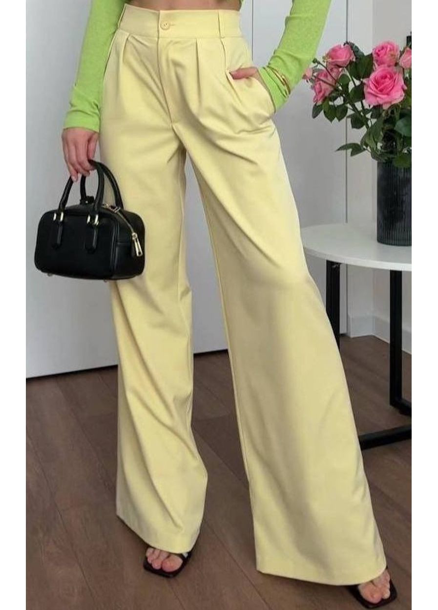 Штани, колір Жовтий Fashion (361668244)