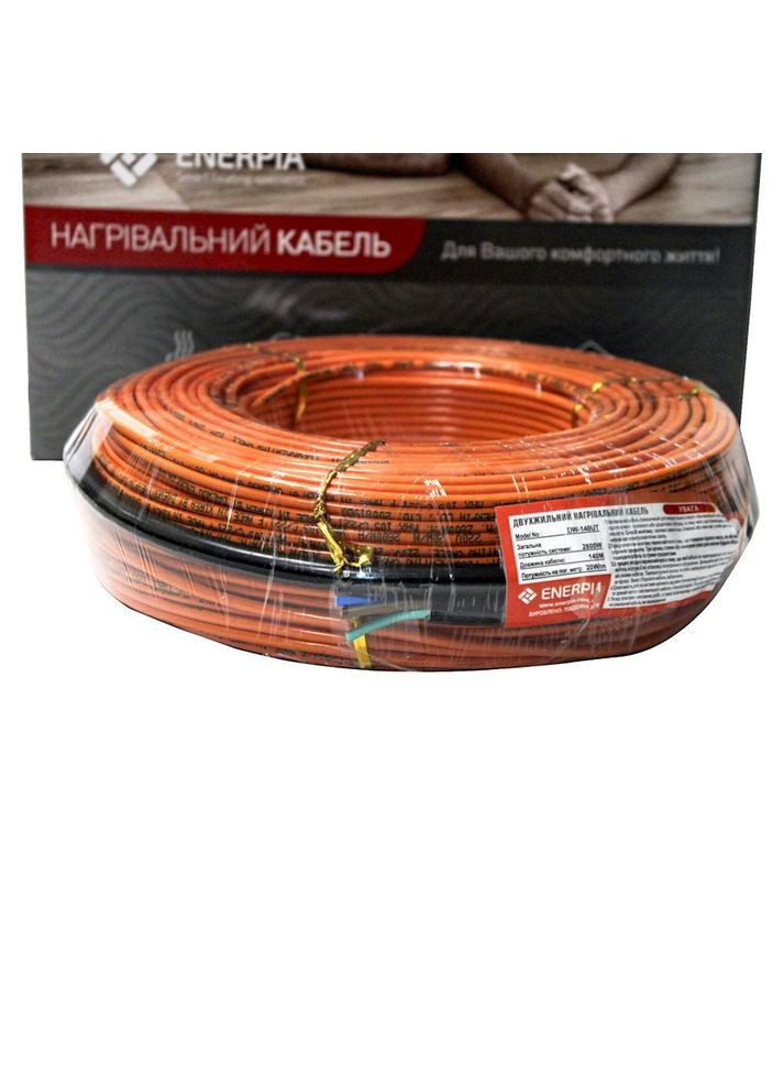 Двухжильный кабель 1200 Вт, 60 м, 6 м2 Enerpia (315762615)