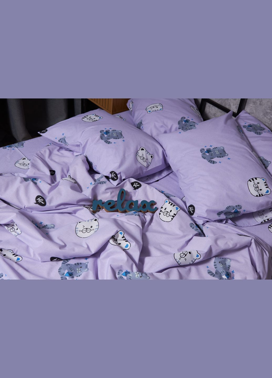 Комплект постельного белья Бязь Gold Люкс двуспальный 175х210 наволочки 2х40х60 (MS-820002688) Moon&Star Hello Kitty (288536010)