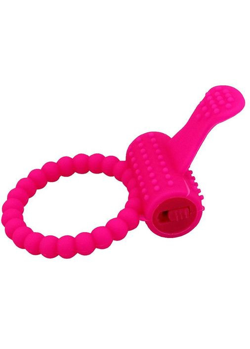 Эрекционное кольцо с вибрацией розового цвета для усиления эрекции у мужчин и удлинение полового акта China (360613543)