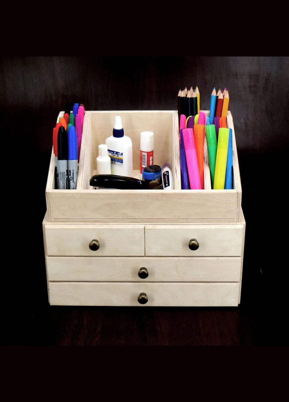 Настольный органайзер из дерева Ашвуд бланже (КНЦ-007001) No Brand (328230275)