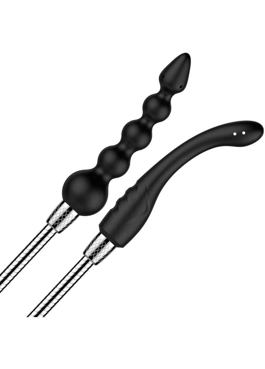 Набор анальных насадок для душа ADVANCED Shower Douche Duo Kit – Black, 2 шт Nexus (297202199)