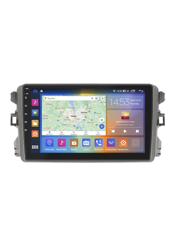 Штатна магнітола для BYD G3 2009-2014 екран 9" 4/64 Gb CarPlay 4G Wi-Fi GPS Prime 4 шт. Lesko (336204552)