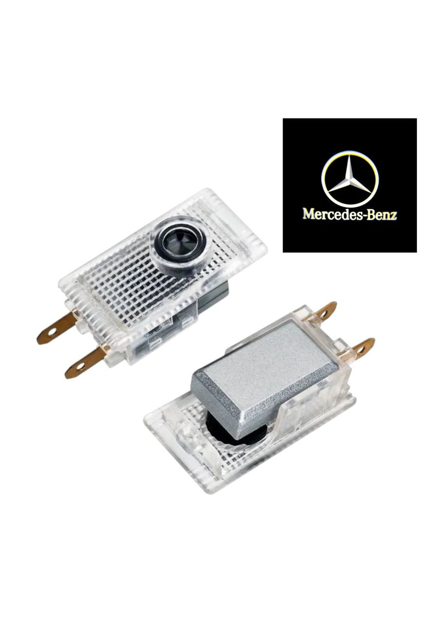 Світлодіодне штатне підсвічування на двері автомобіля з логотипом Mercedes W210, W639, Sprinet, Vito, Viano Mercedes-Benz (331018507)