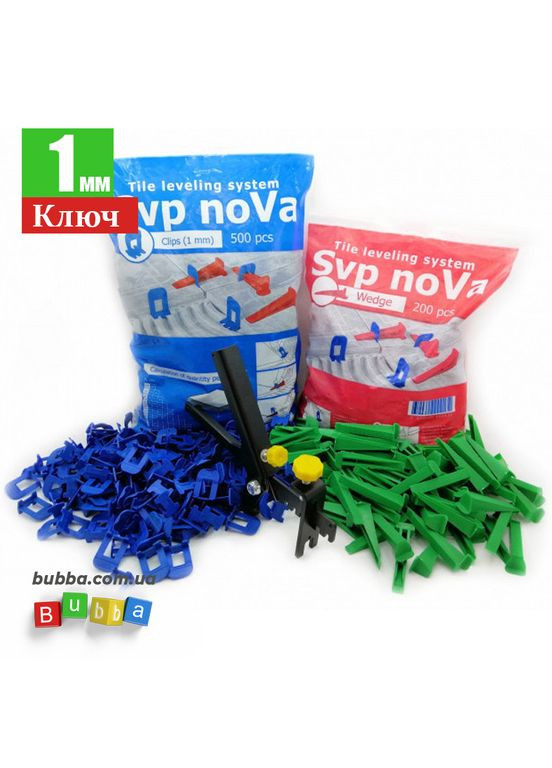 СВП со швом 1мм (клин – 200шт/ зажим – 500 шт) + инструмент Nova (369933640)