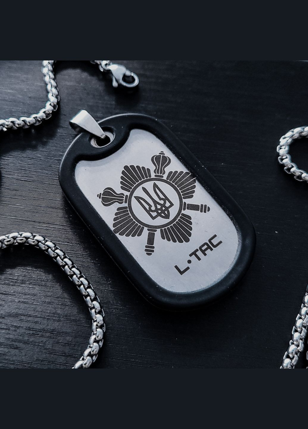 Кулон-оберіг з нержавіючої сталі з гравіюванням. Ікона на жетоні. Гравіювання ікони Ісуса Христа No Brand (300369518)