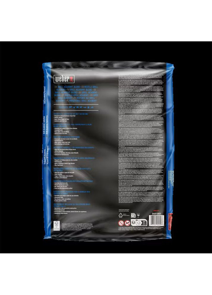 Дерев'яні пеллети Суміш FSC Grill Academy Blend 3401051 Weber (358498392)
